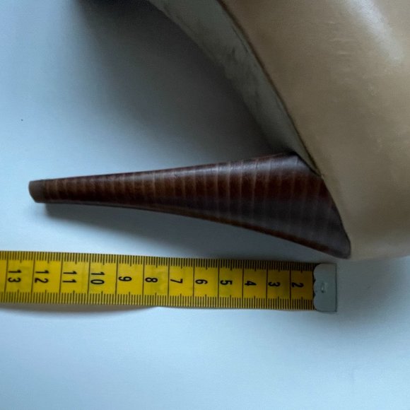 Guess Heels Platform Charming Tan Pumps - Light Nude Colour - Adreina2 Leather - Picture 5 of 16